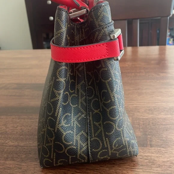 Calvin Klein logo satchel purse - Picture 5 of 16